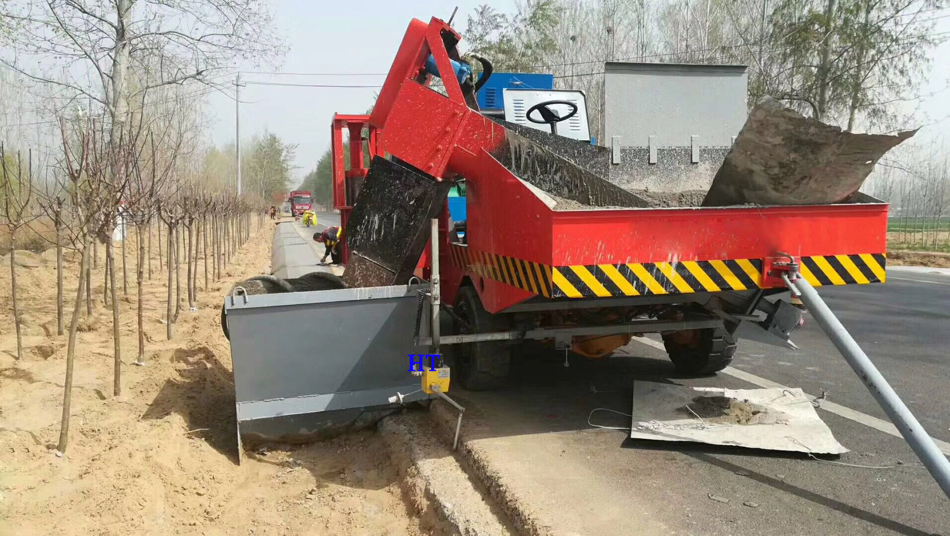 Concrete Landscape Edging Machine